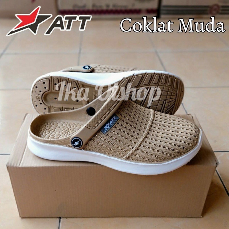 Sepatu Karet Anti Air ATT MSL dan MSW 562-Coklat Muda