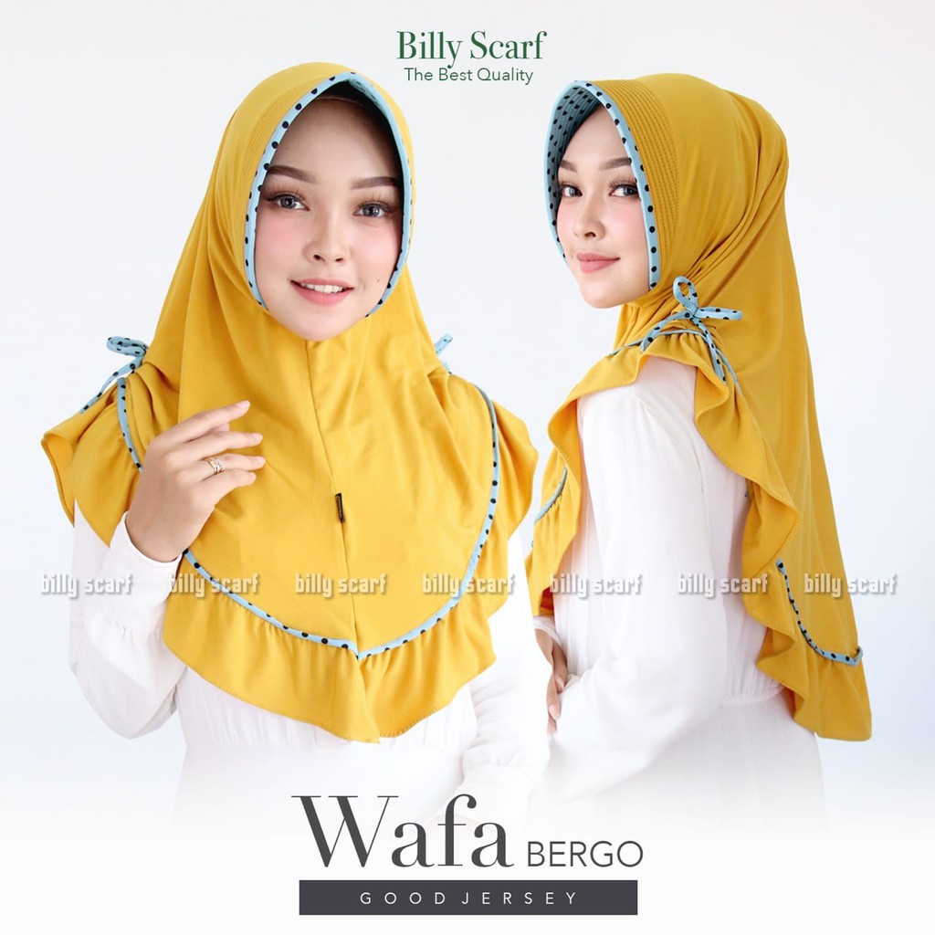 (((ORIGINAL BILLY)))Hijab/jilbab instan WAFA BERGO
