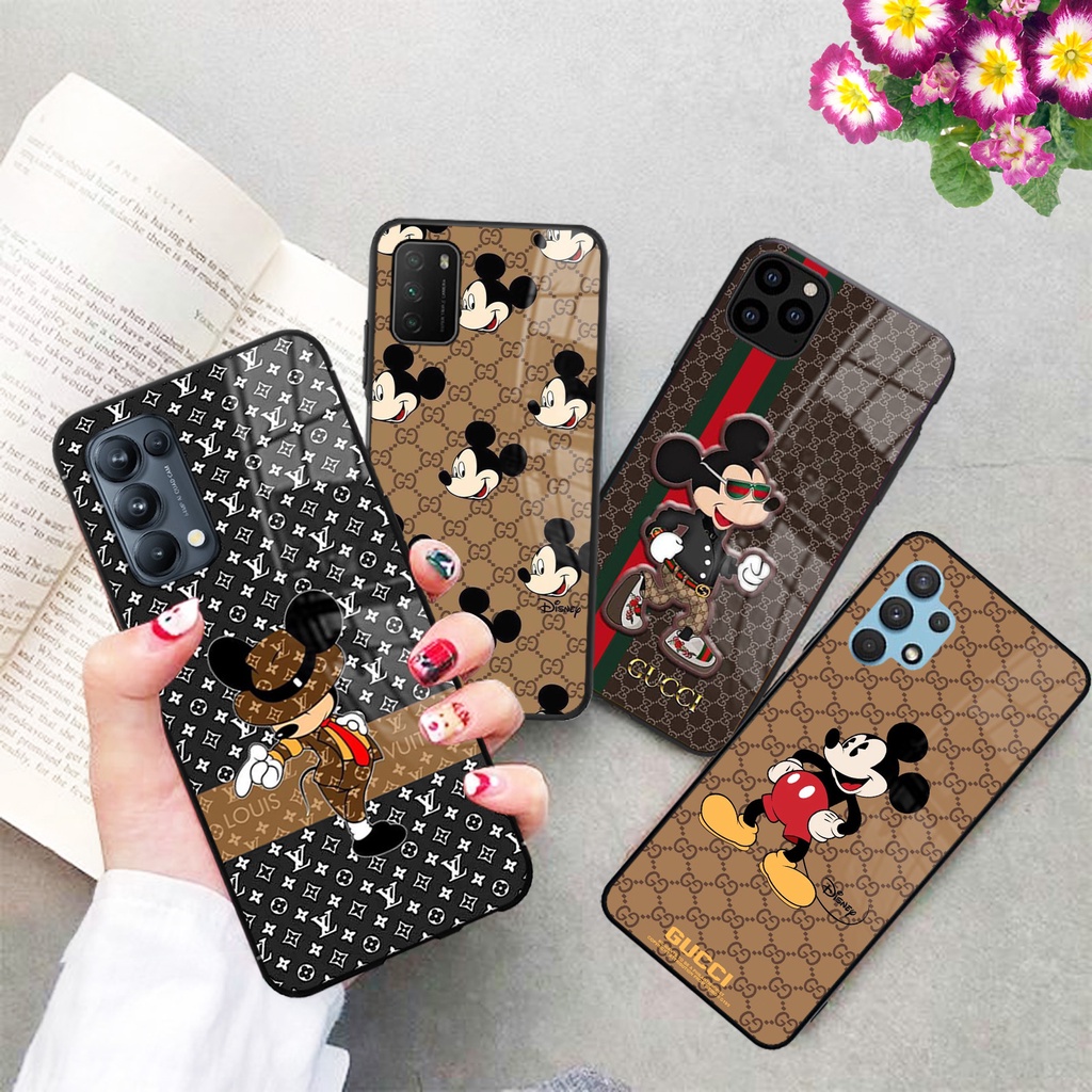 (A02) Case Custom All Type Hardcase Softcase Kesing Silikon Silicon Hape Smartphone cover Mickey Min
