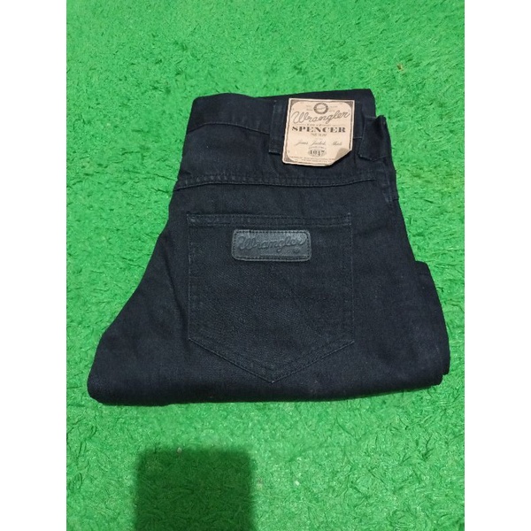 Wrangler Spencer The Slim Black Celana panjang jeans Original 100%