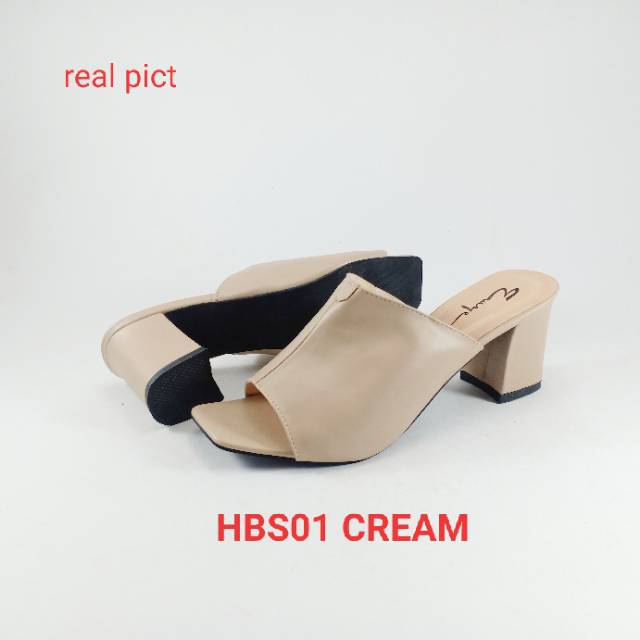 EMYE - SANDAL HEELS WANITA HBS01 / Sepatu Wanita Terbaru / Sepatu Cewek / Sepatu Original