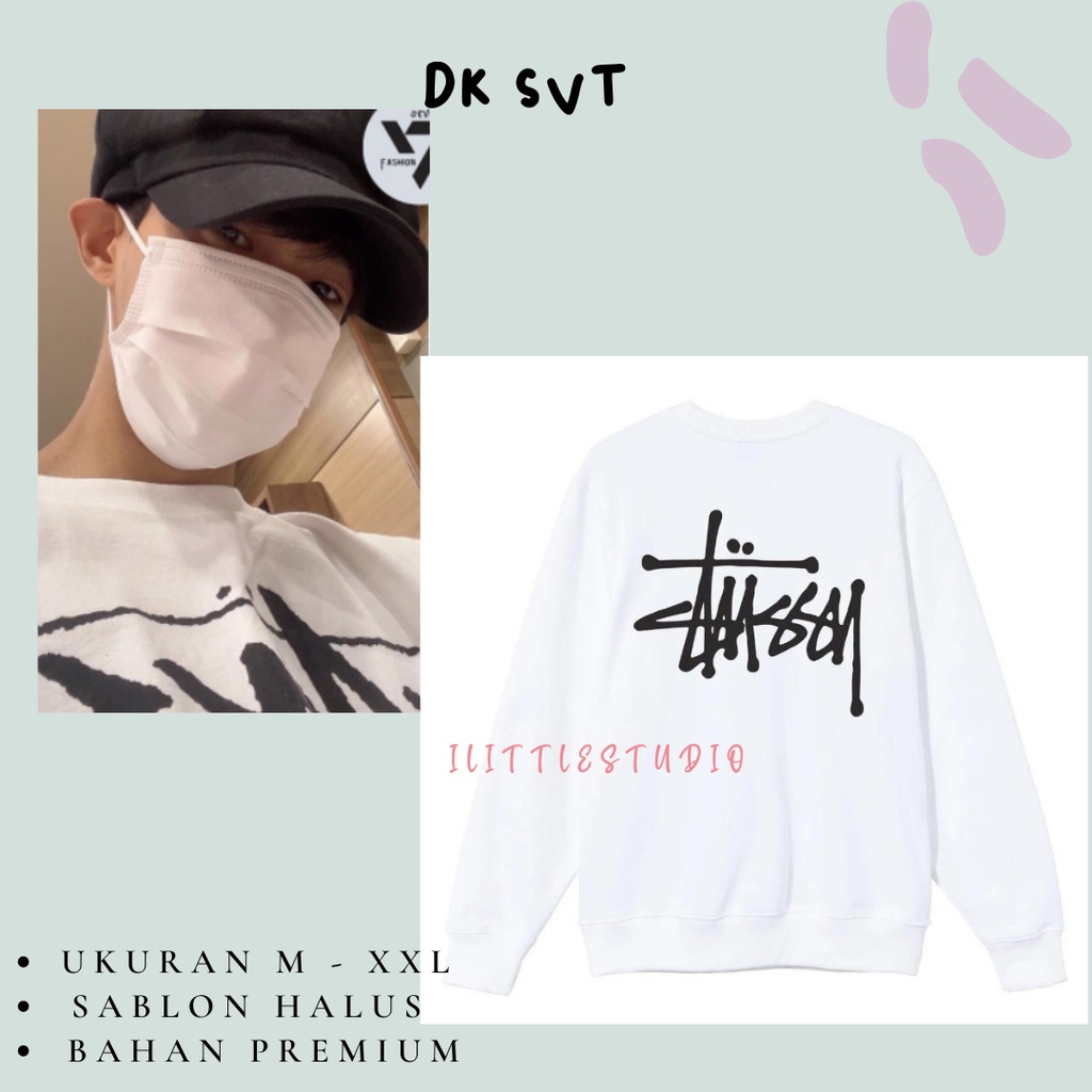 Sweatshirt DK Seventeen tulisan Stuss sy