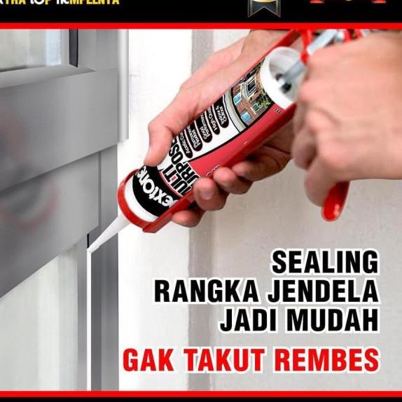 

Sealant Lem Tabung Dextone COKLAT (ASAM) Sealent Silicone Silicon