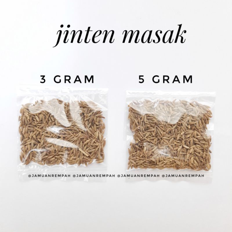 

Jinten Masak Ecer / Jinten Putih / Jintan / Cumin Seeds