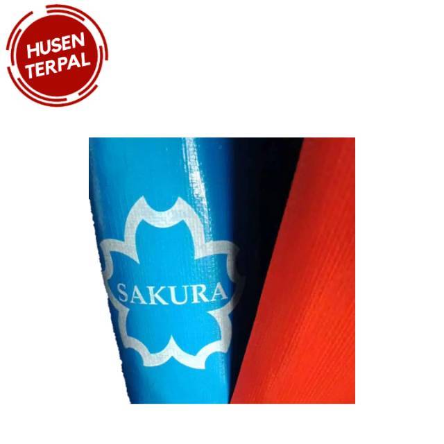 Terpal Plastik A12 tebal Sakura lebar 4m meteran