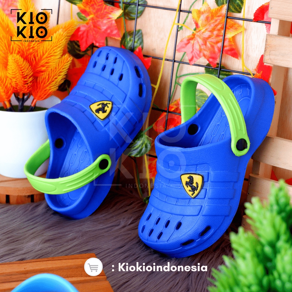 Sandal Sepatu Anak bakpao Karet / Sandal Baim Anak / Sandal Kodok Anak Empuk Nyaman Anti Slip size 30 s/d 35
