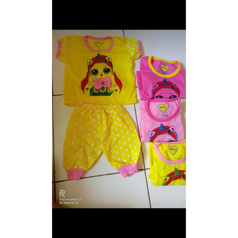 3 pcs stelan bayi perempuan/3pcs stelan bayi laki laki