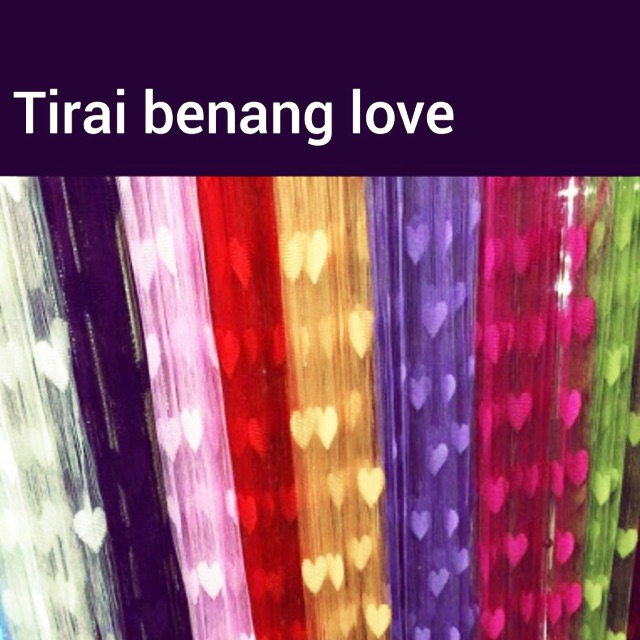 Tirai benang love