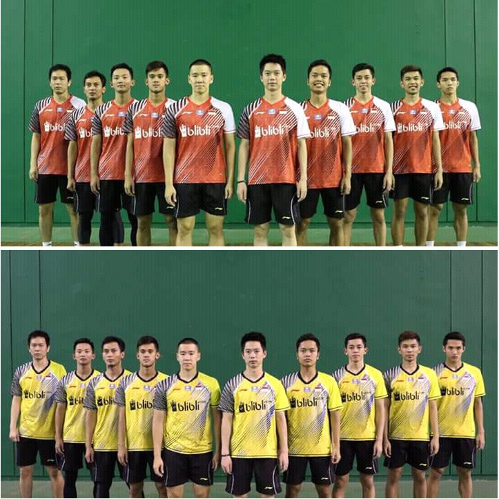 ATSN329/baju badminton TIMNAS Thomas & Uber 2018 lining original
