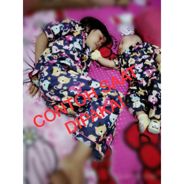 Piyama Bayi dan Anak Katun Catra Motif Laki-Laki/Cowok (Random)