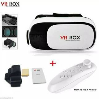 VR Box 2.0 + Bluetooth GamePad ( Virtual Reality Glasses )