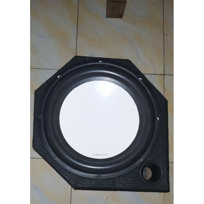 subwoofer 12inc doublecoil+box tabung