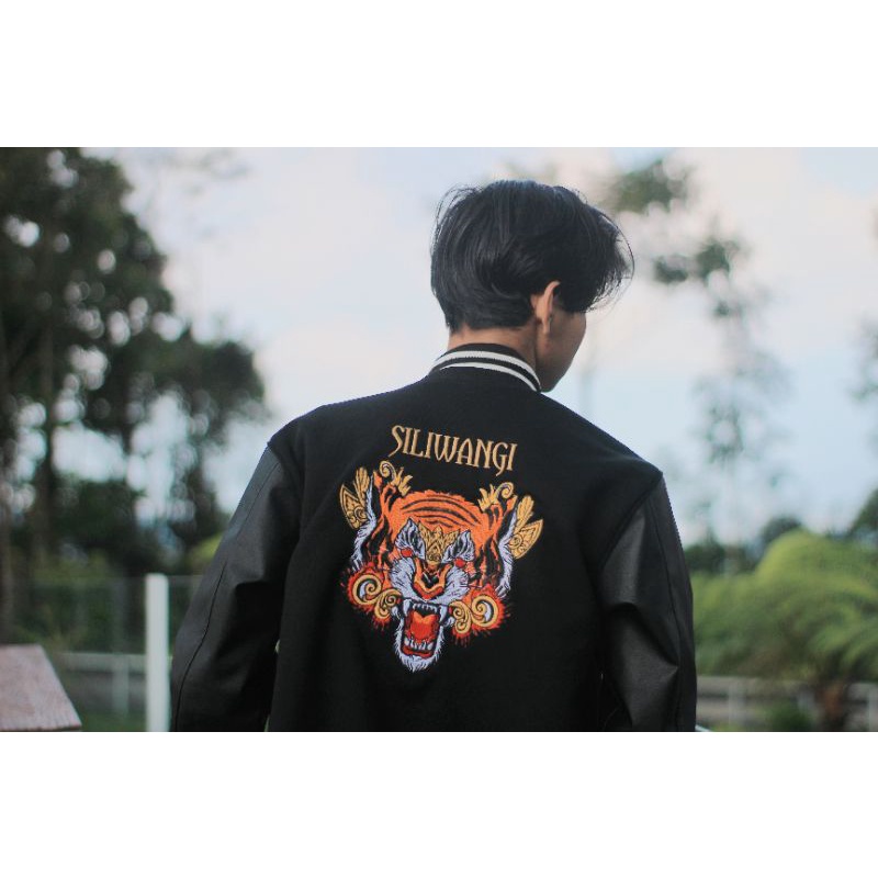 Jaket Varsity/Jaket Baseball Siliwangi Original Full Bordir