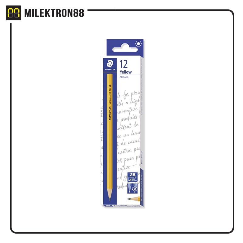

STAEDTLER Yellow Pencil 2B Kuning Pensil 133-2B (Pack)