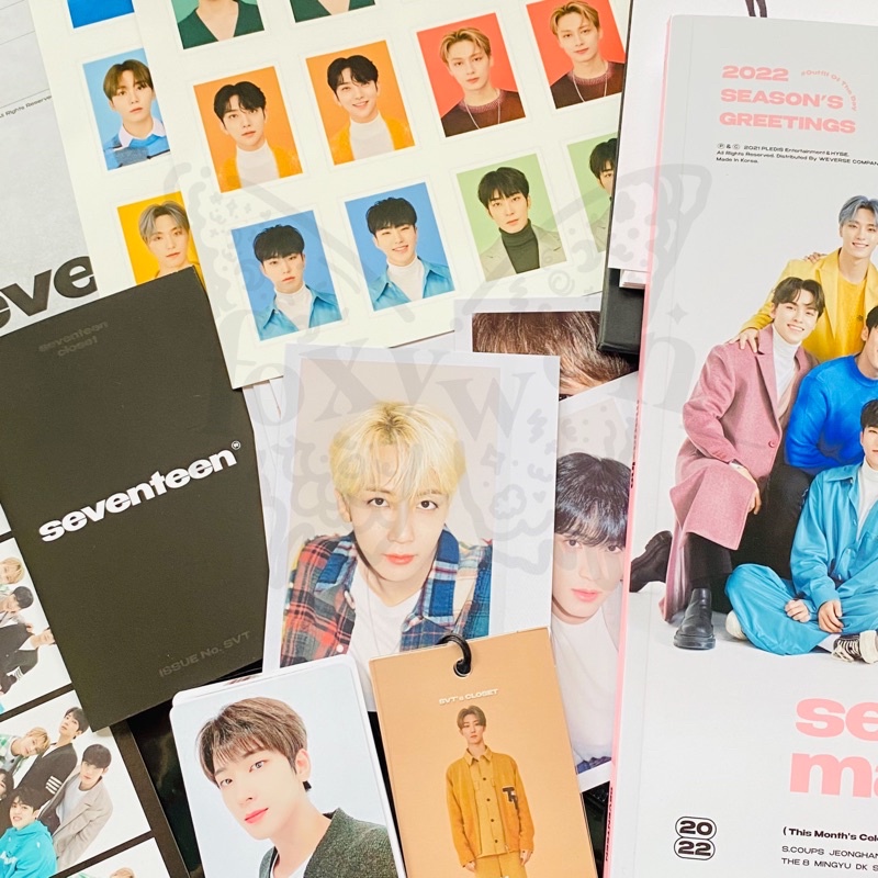 PC PHOTOCARD SG22/SEASON GREETING 2022 SEVENTEEN (BACA DESKRIPSI)