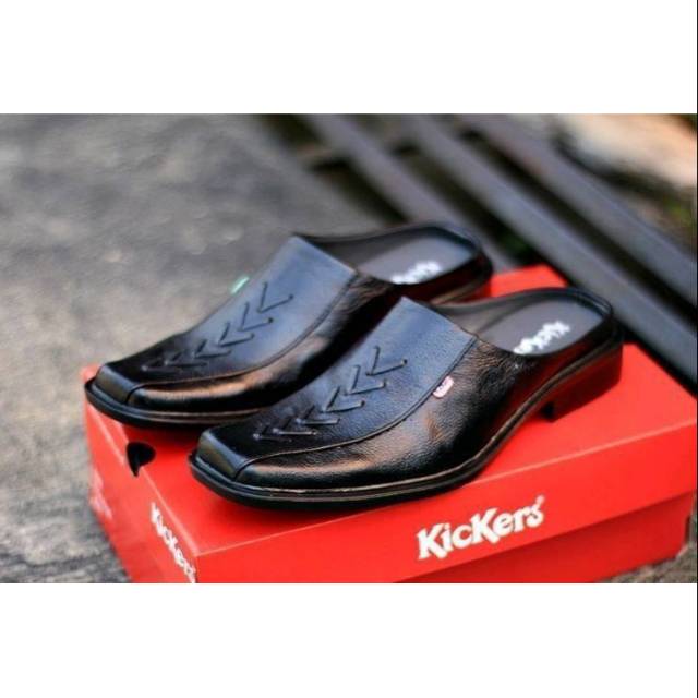 Sepatu sendal bustong kickers casual kulit original