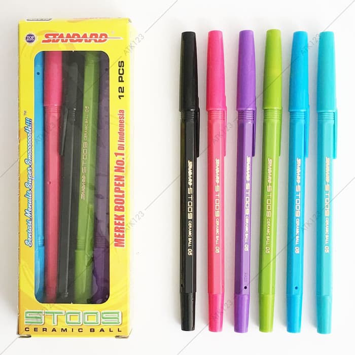 

[Promo] Pulpen Standard ST009 Ceramic Ball Black Murah