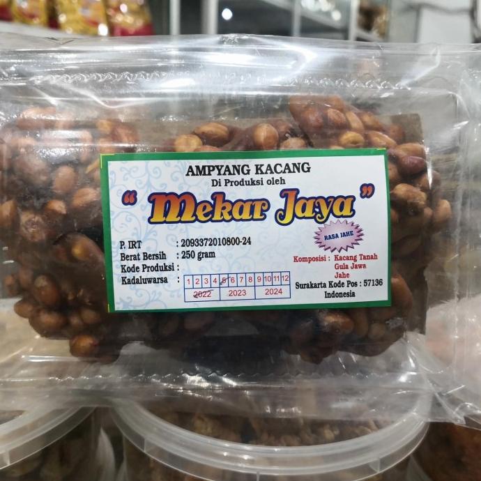 

ampyang kacang gula kacang mika mekar jaya