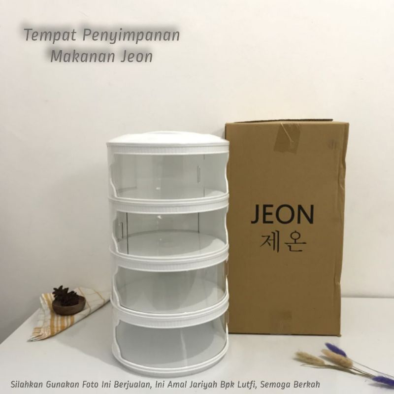 Rak makanan kekinian viral tiktok | tudung saji 4 Susun Warna Jeon