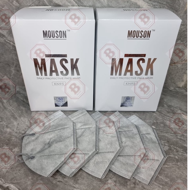 Masker KN95 Mouson 1 box isi 50 pcs Ready Stock