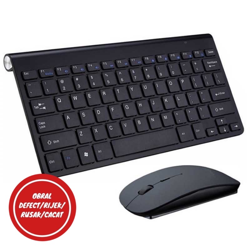 [OBRAL RIJEK] Wireless Keyboard Mouse Combo 2.4G - JP106