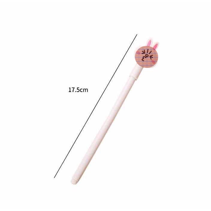 Pulpen Gel Karakter L!NE Cute Character BEBEK/BERUANG/KELINCI - LPM Shop