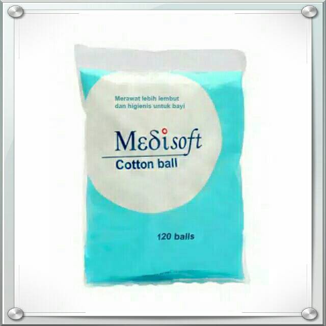 COTTON BALL MEDISOFT 120BALL 75G