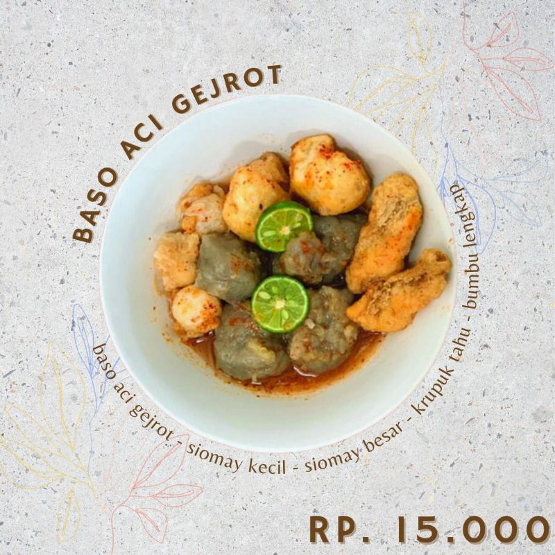 

Baso Aci/Boci Gejrot/Bakso Cuanki Bandung