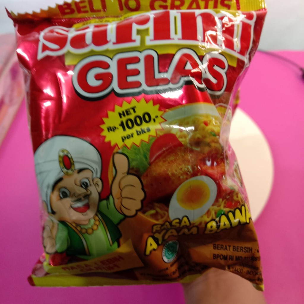 Olivoliv Snack 10X Mie Gelas Sarimi Gelas Renceng Isi 10 Sarimie Rasa Ayam Bawang