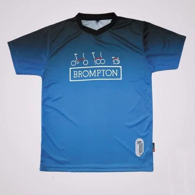 KAOS BAJU BROMPTON JERSEY TSHIRT SEPEDA LIPAT BROMPTON HIGHT QUALITY