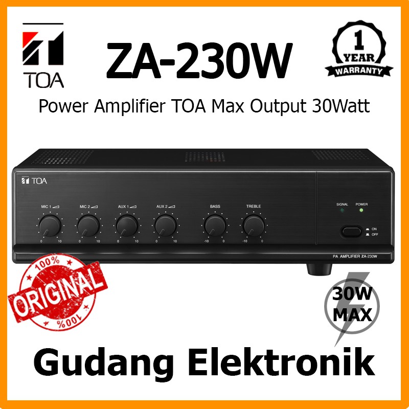 Jual Amplifier TOA ZA-230W (30watt) Indonesia|Shopee Indonesia