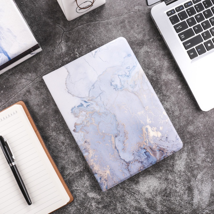 Case iPad Bergambar HD Marble Cantik Elegan Casing iPad Pen Slot gen 7/8/9 10.2 Inch 2019/2020/2021 Ipad Pro 11&quot; 2020 2021