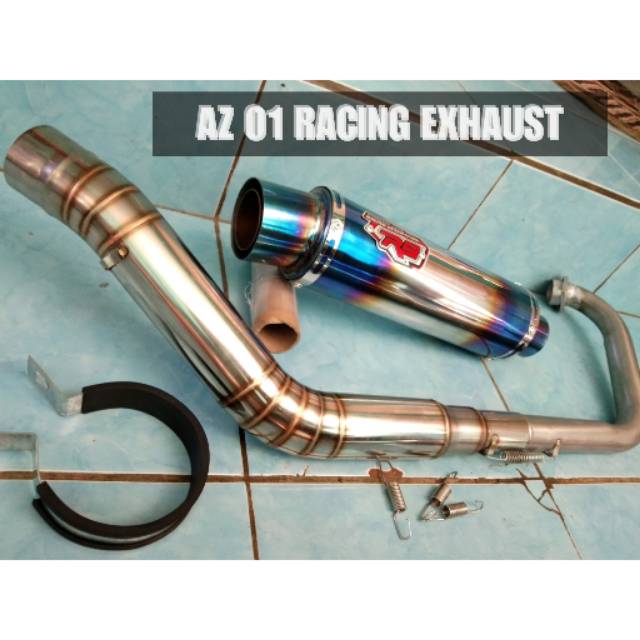 Knalpot R9 mugelo satria fu karbu satria fu fi - Knalpot satria fu