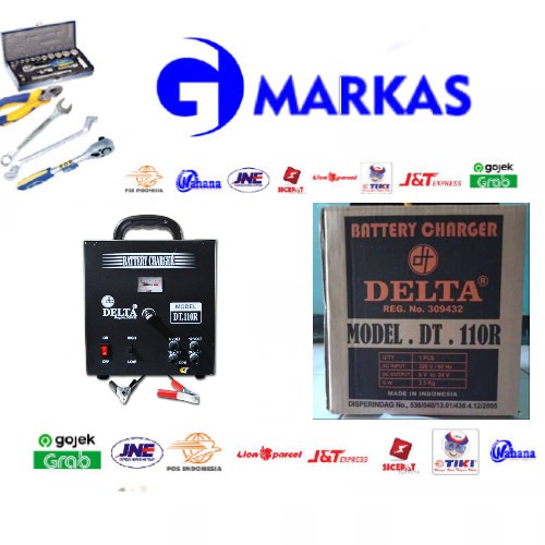 CAS AKI MOTOR MOBIL DELTA CHARGER DT110R=BC10AH