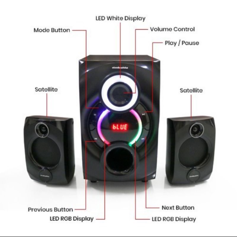 SPEAKER BLUETOOTH SIMBADDA CST 7000N+ CST7000 + MIC