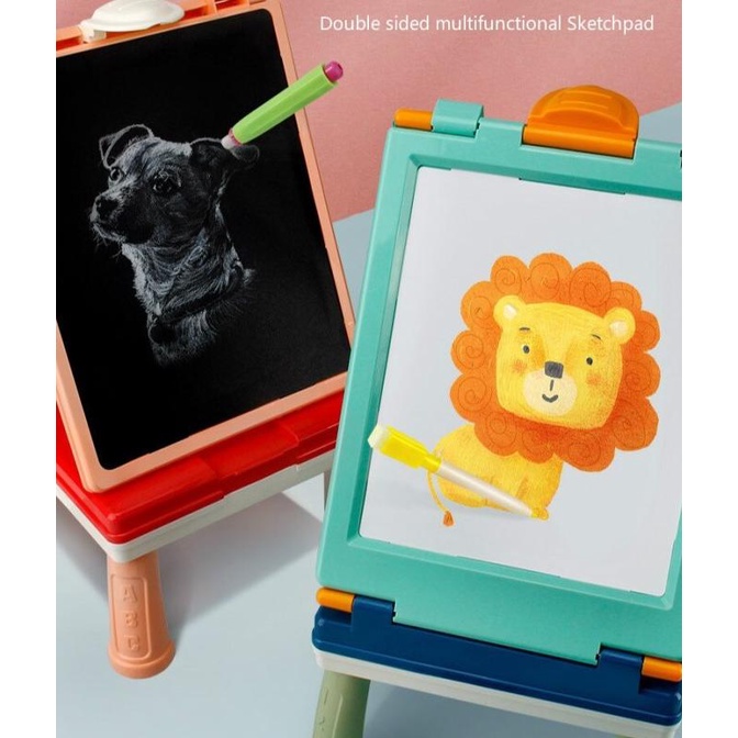 

Bayi Gambar Papan Lipat Anak-anak Lukisan Papan Tulis Portable