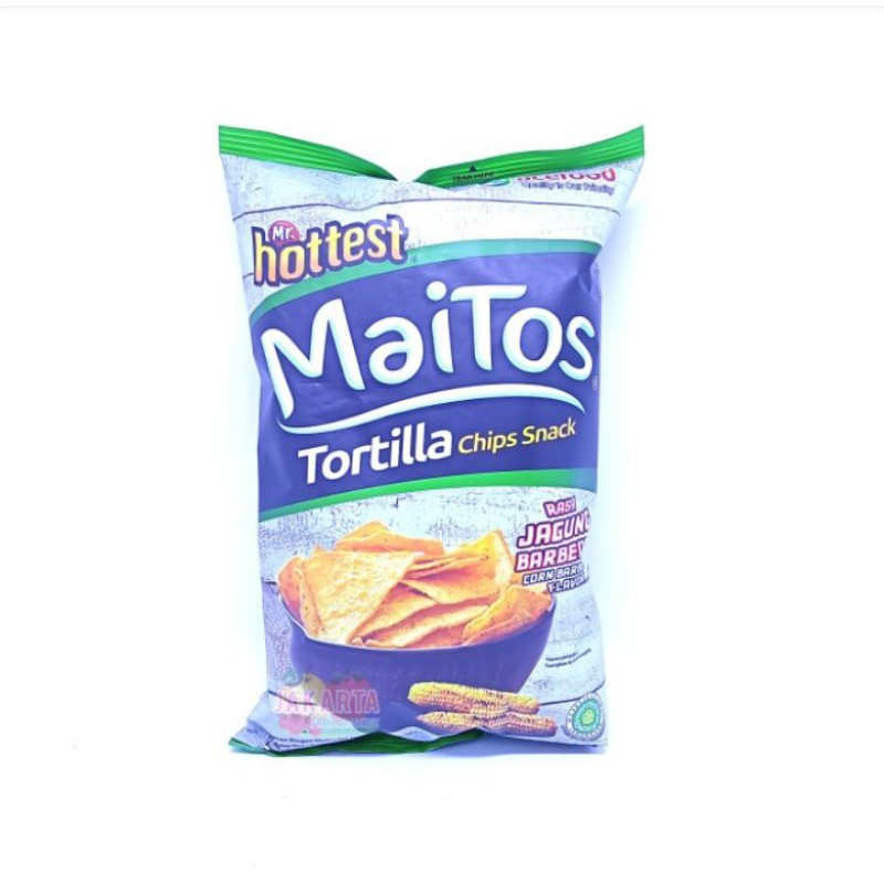 

(KERIPIK) MAITOS TORTILLA CHIPS SNACK RASA JAGUNG BARBEQUE 140G