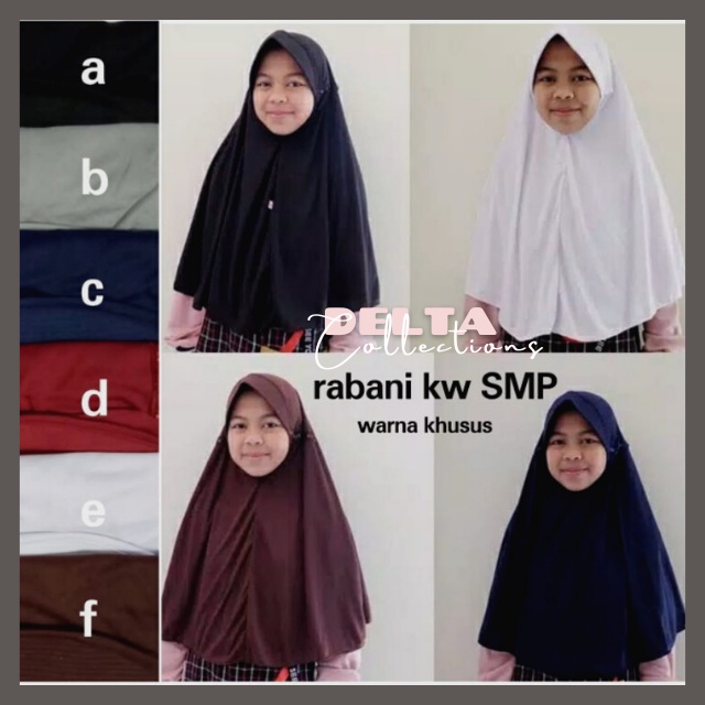 Jual Jilbab Sekolah Rabbani KW Super Size M L XL | Shopee Indonesia