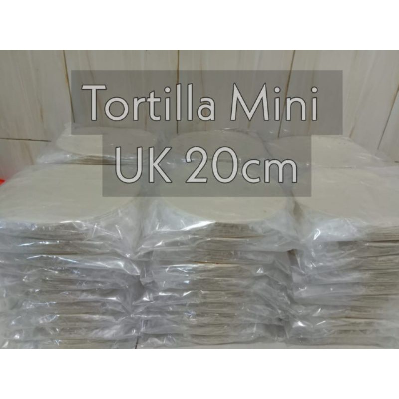 

TORTILLA MINI (Kulit kebab) Uk. 20cm isi 20lembar