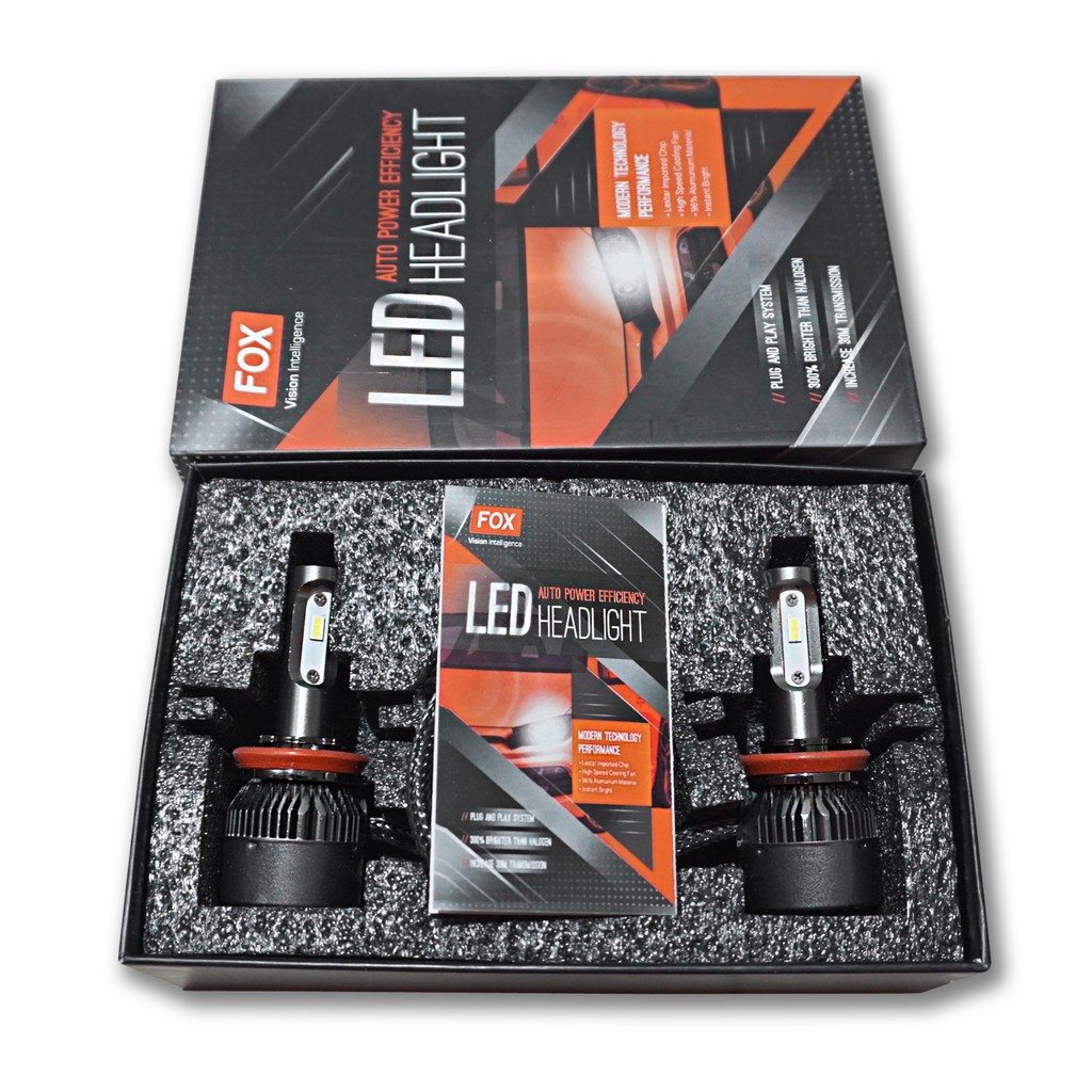 FOX LED 3rd GENERATION - H11, H7, H1, HB3, HB4 Headlamp