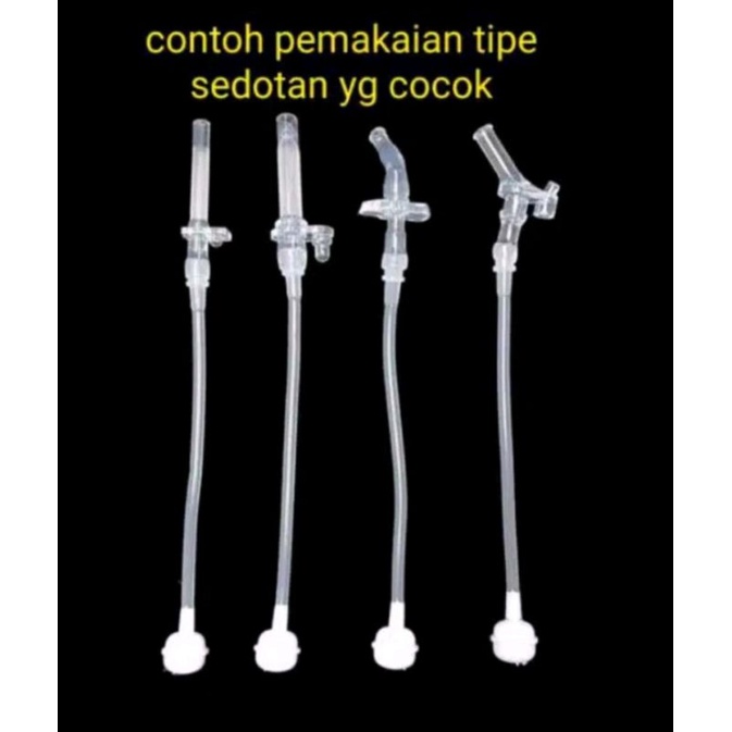 Universal Weighted Straw / Sparepart Bagian Sedotan Botol Minum Bayi dengan Pemberat selang UWS / Selang bandul botol minum / Connector Sedotan Bandul Botol Minum Anak / Sedotan Pengganti Botol Minum