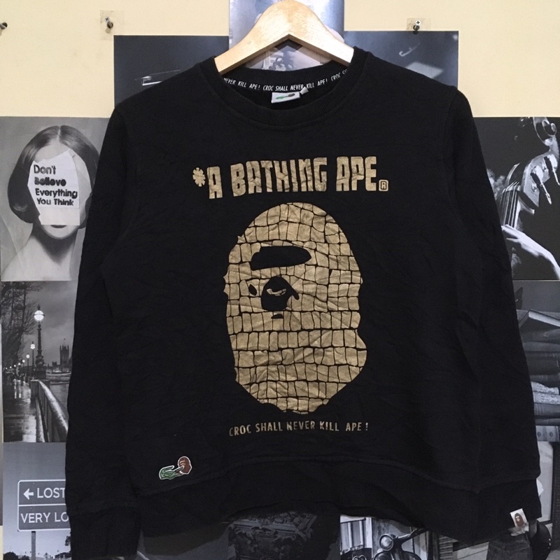 Crewneck Bape X Lacoste Original