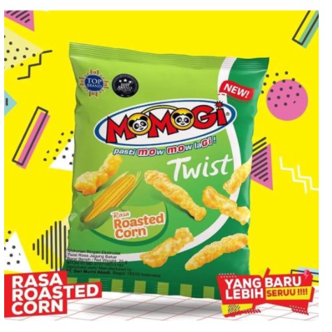 

Momogi Snack Twist Rasa Roasted Corn Jagung Bakar 12g