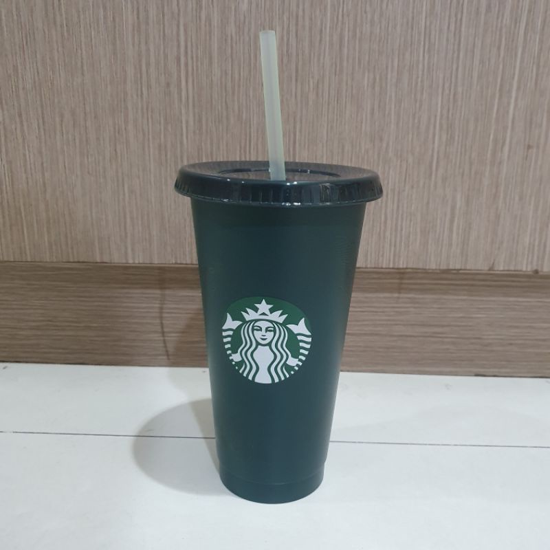 Starbucks Ever Green Reusable cold cup 24 oz green
