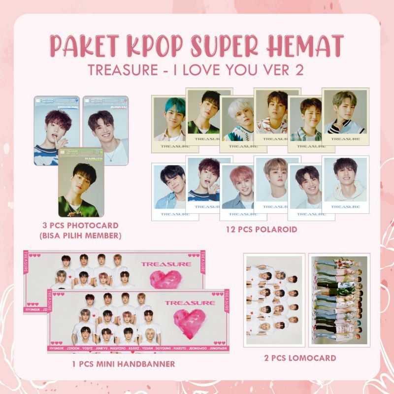 TREASURE -TREASURE EFFECT, EDITORIAL, I LOVE U, MMM