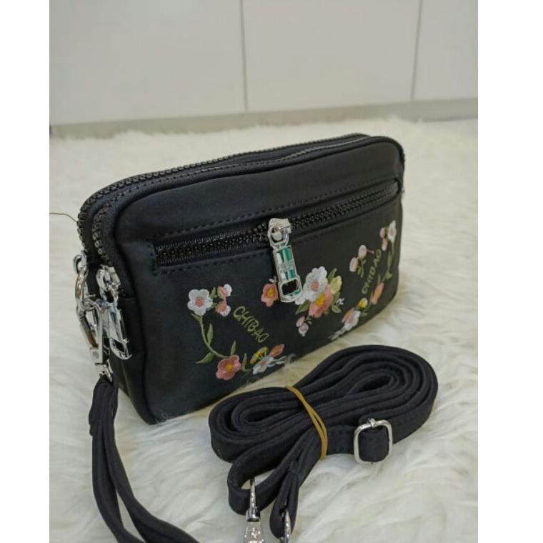 dompet Chibao 993-11/ Tas Chibao 993-11/Chibao 993 bordir bunga J8B3