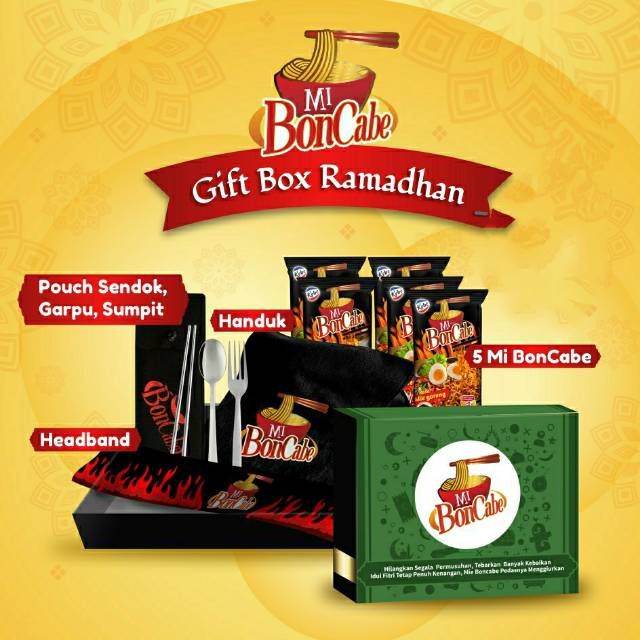 

MIE BONCABE FREE GIFT DAN BOX