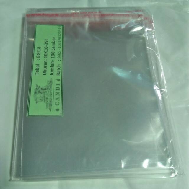 

Plastik perekat ukuran 10x10