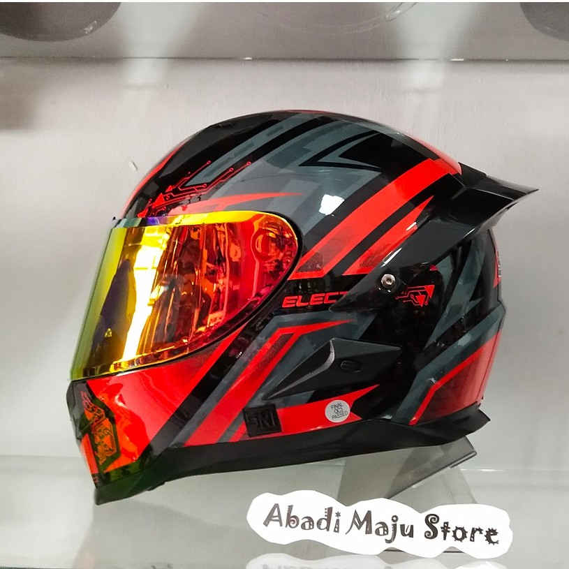 Helm Snail FFS1 Motif Electric Black Red Spoiler 3D Original