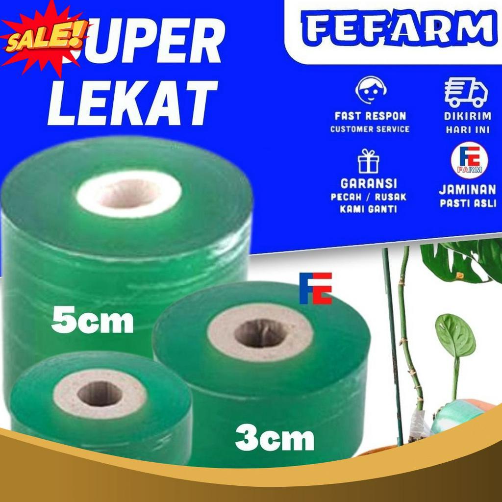 

TERLARIZZZ Grafting Tape 2cm 3cm 5cm x 1meter Parafilm Plastik Okulasi Polyolefin FEARM